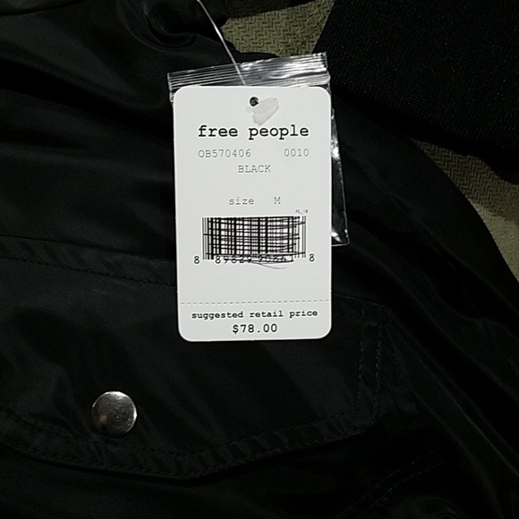 NWT 📁FREE People Bomber Jacket - Picture 4 of 6